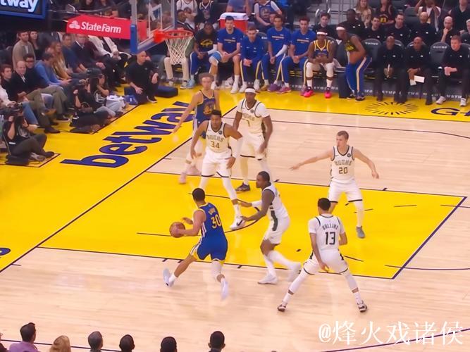 库里31+7+7字母哥空砍34+10+5 勇士力擒雄鹿 库里31+7+7字母哥空砍34+10+5 勇士力擒雄鹿